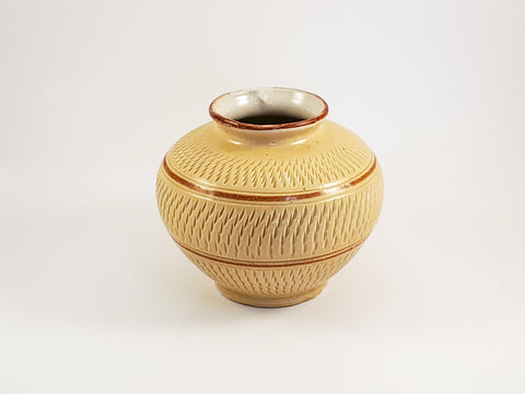 Ceramic Vase - Etched Design