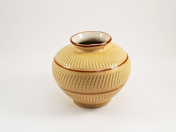 Ceramic Vase - Etched Design